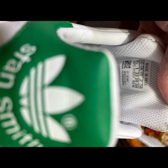 Adidas originals stan smith cf white green strap - Picture 4 of 4